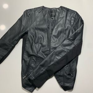 Black “leather” jacket from Dynamite size Small